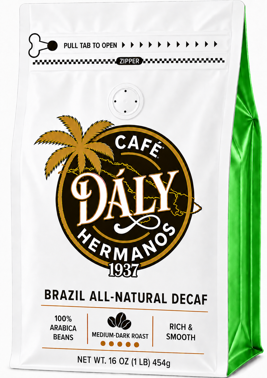 Brazil Double Eagle Mogiana Region All-Natural Decaf is unique and distinctive unlike most decaffeinated coffees