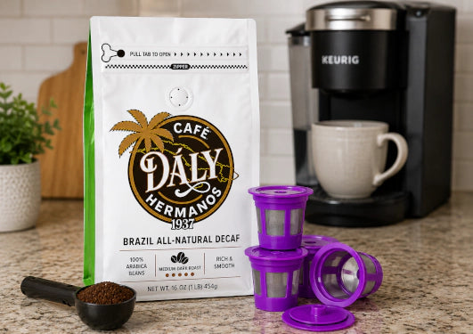 2-Item Bundle: 4-Pack Cafe Save 1-Stream Reusable K Cup Coffee Filters + EZ-Scoop 2 Tbsp Scoop with Integrated Funnel, Refillable Pod Capsule For Use with Keurig & Select Single Cup Coffee Makers (coffee not included)